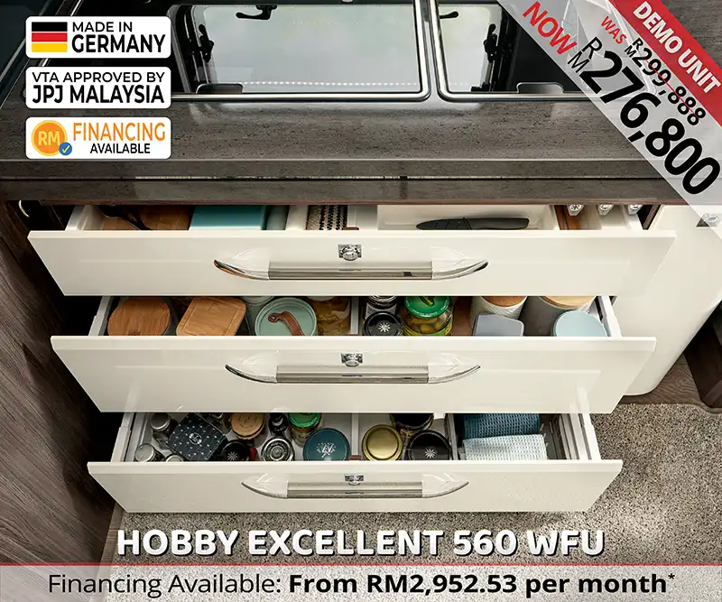 Hobby Excellent 560 WFU Caravan Malaysia