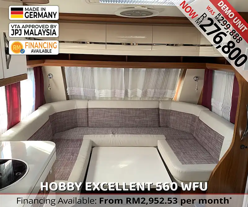 Hobby Excellent 560 WFU Caravan Malaysia