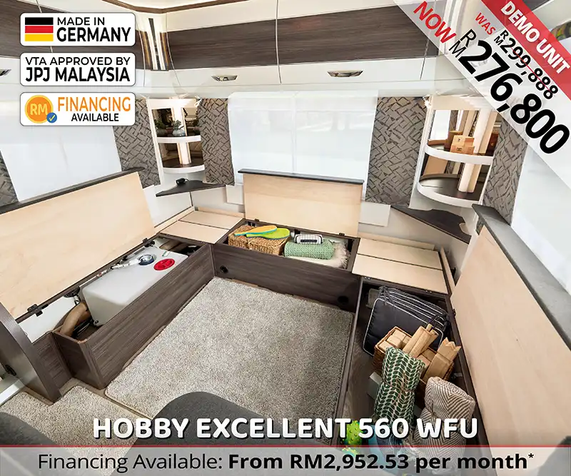 Hobby Excellent 560 WFU Caravan Malaysia