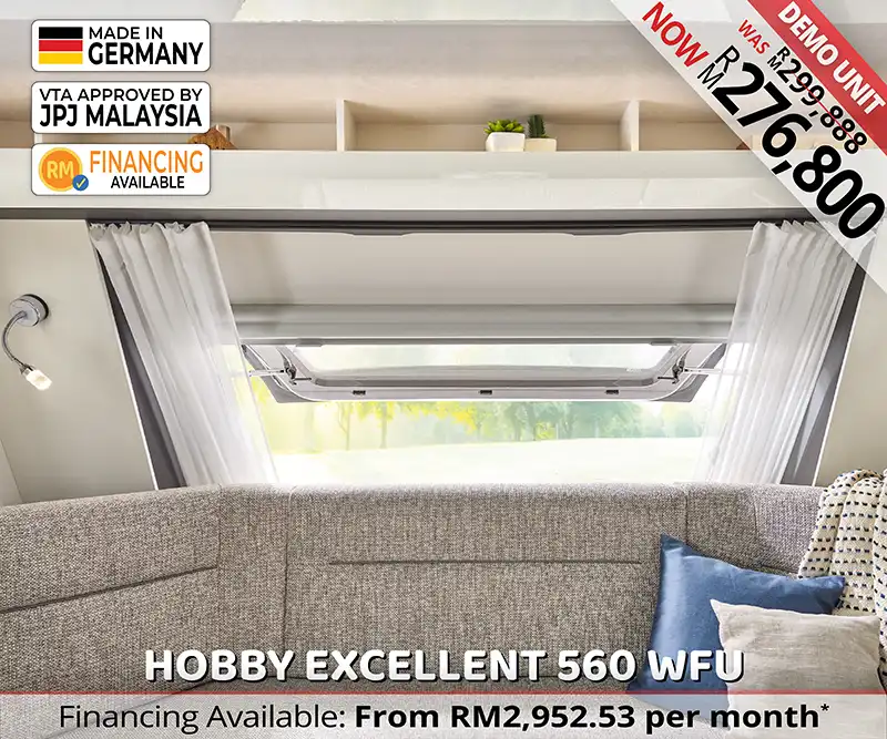 Hobby Excellent 560 WFU Caravan Malaysia