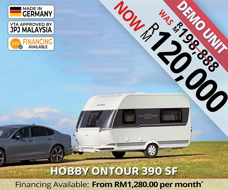 Hobby Ontour 390 SF Caravan Malaysia