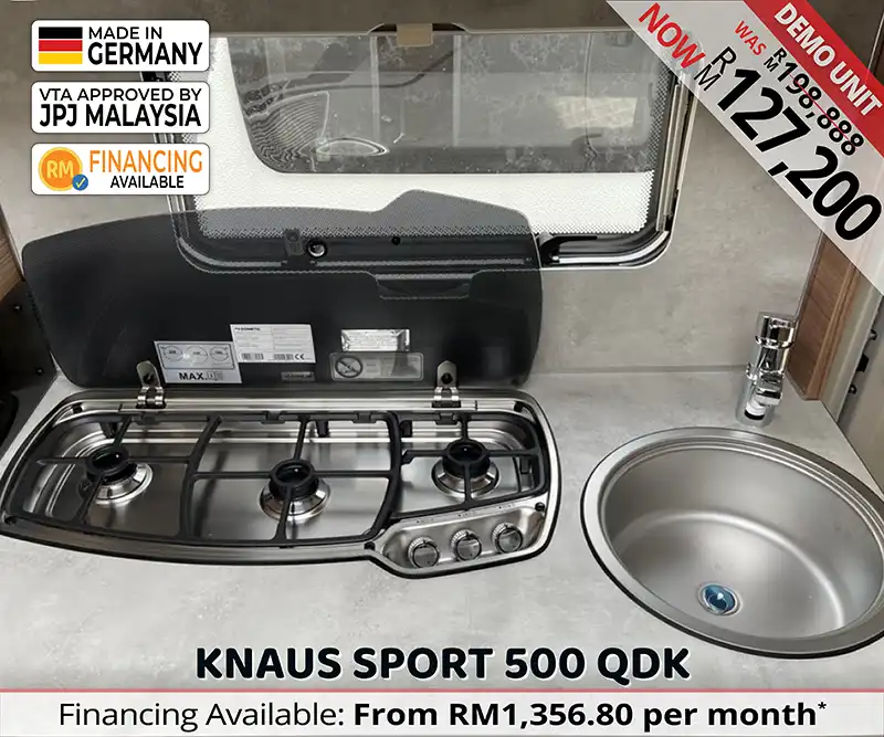 Knaus Sport 500 QDK Caravan Malaysia